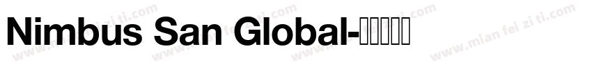 Nimbus San Global字体转换